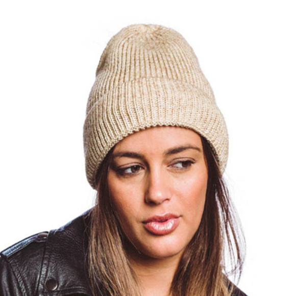 Heather Basic Ribbed Beanie - Picture 1 of 1